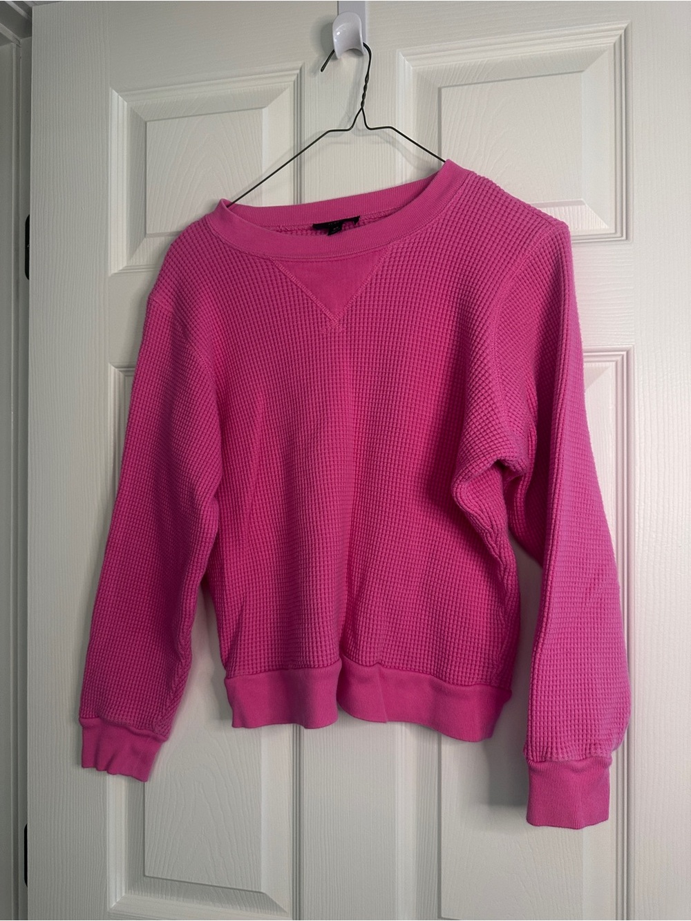 Women’s Pink Waffle Knit Lounge Set